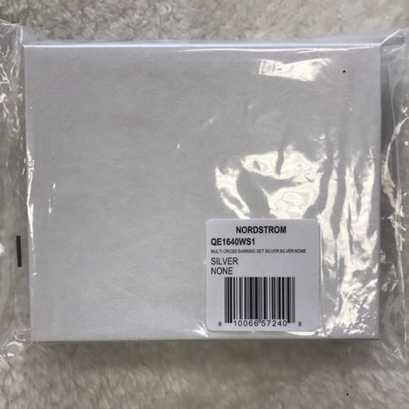 AREA STARS Multi Cross Earrings Set In Silver - Picture 5 of 5